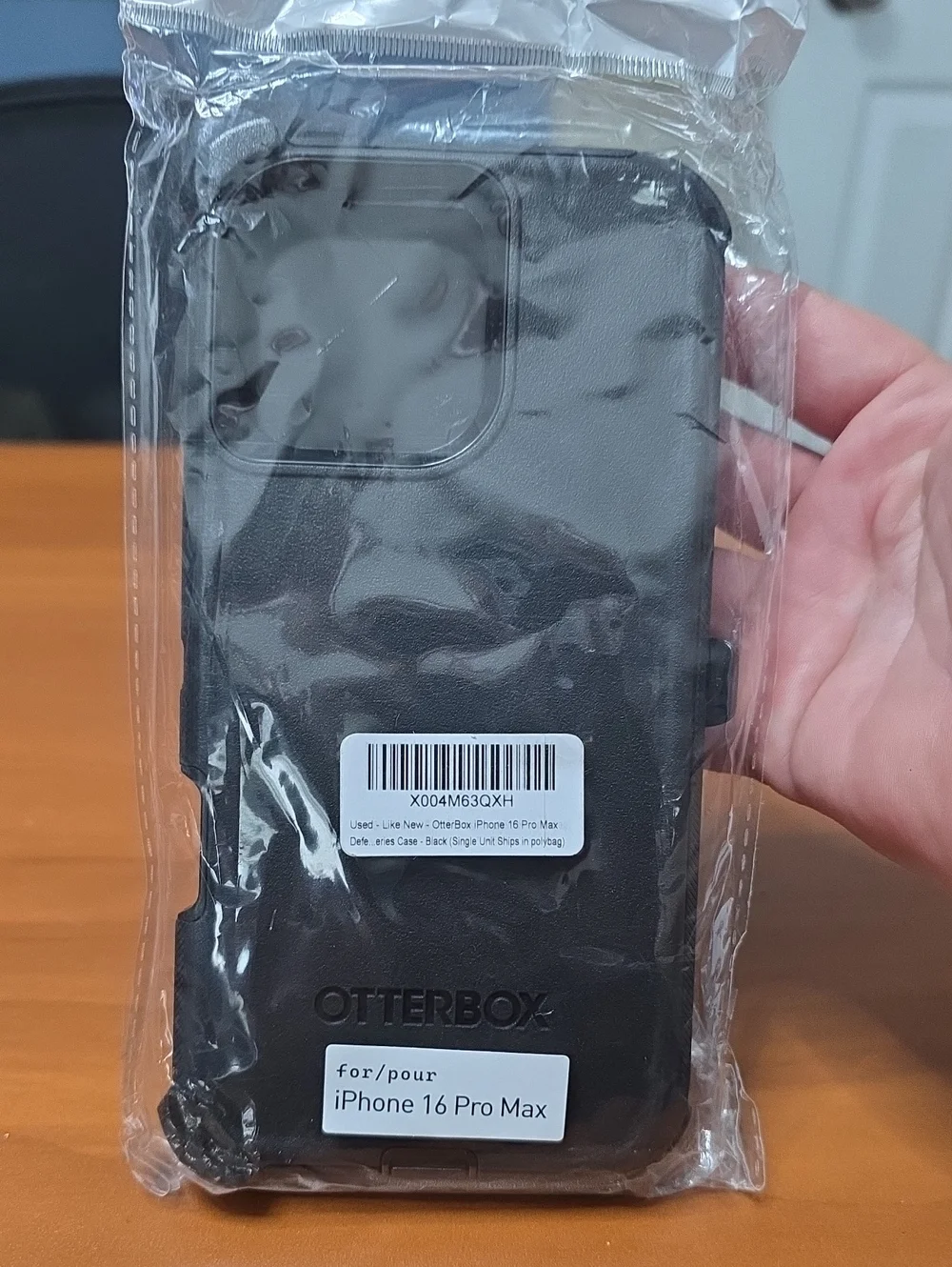 OtterBox Black Case for iPhone 16 Pro Max - Durable Protective Cover